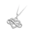 Endless Love Charm Necklace in Silver