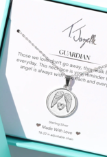 TJAZELLE Guardian Charm Necklace in Silver TJAZELLE Guardian Charm Necklace in Silver