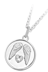 TJAZELLE Guardian Charm Necklace in Silver TJAZELLE Guardian Charm Necklace in Silver