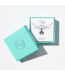 Larimar Seashell Charm Necklace in Silver