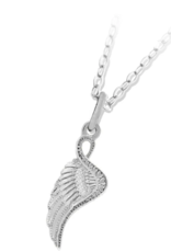 TJAZELLE Angel Blessings Charm Necklace in Silver