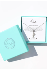 TJAZELLE Angel Blessings Charm Necklace in Silver