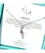 Cardinal Charm Necklace in Silver