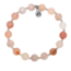 Mindfulness Bracelet in Sakura Agate & Silver