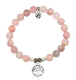 TJAZELLE Family Tree Bracelet in Madagascar Quartz & Silver