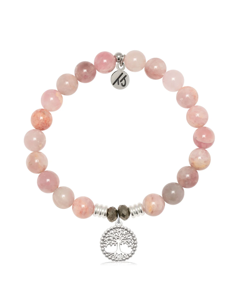 TJAZELLE Family Tree Bracelet in Madagascar Quartz & Silver