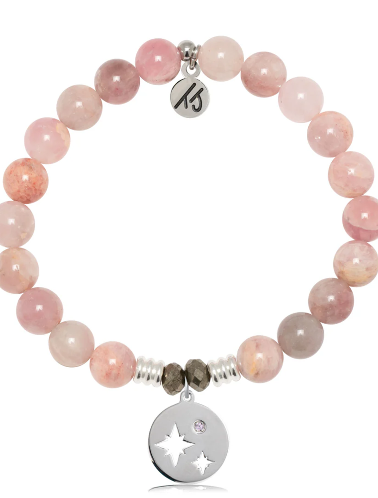 TJAZELLE Mother Daughter Bracelet in Madagascar Quartz & Silver