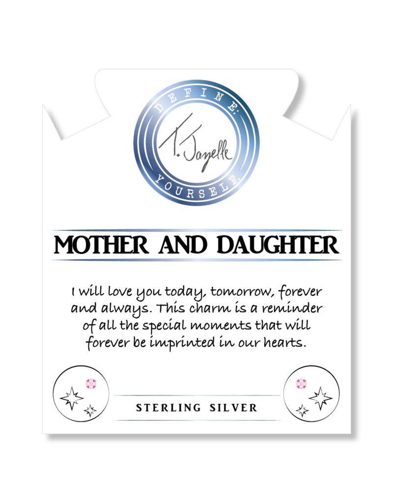 TJAZELLE Mother Daughter Bracelet in Madagascar Quartz & Silver