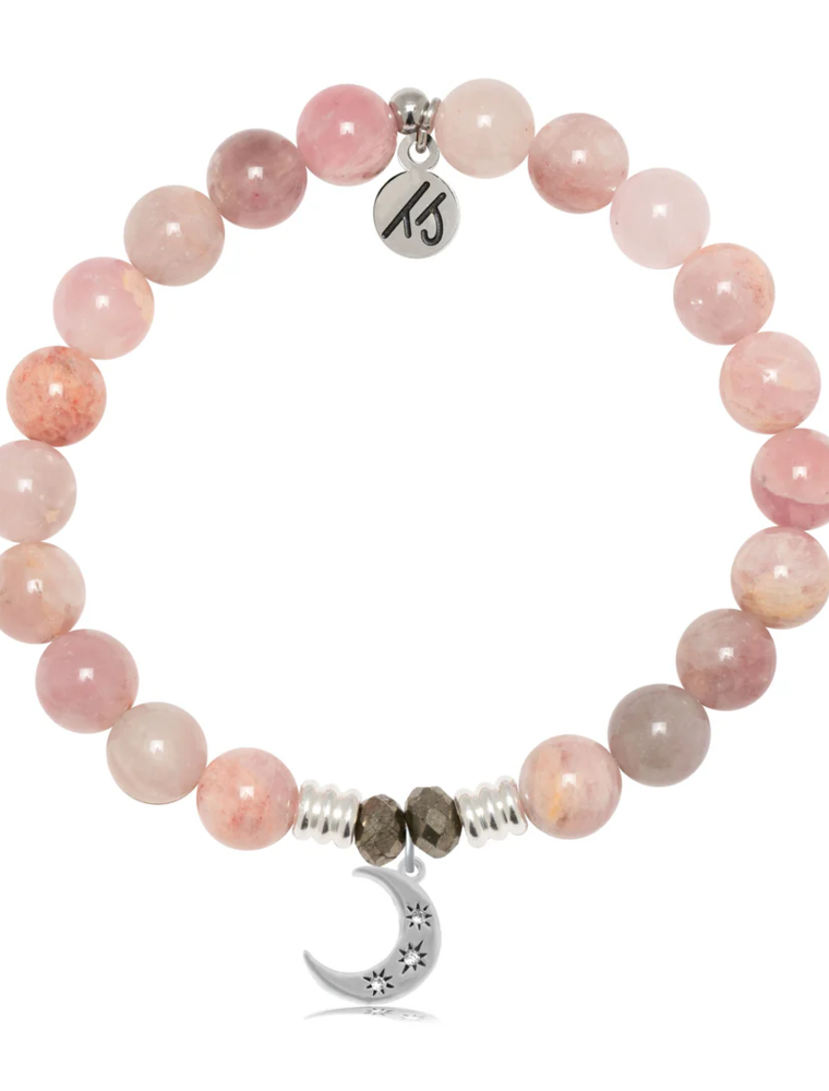 TJAZELLE Friendship Stars Bracelet in Madagascar Quartz & Silver