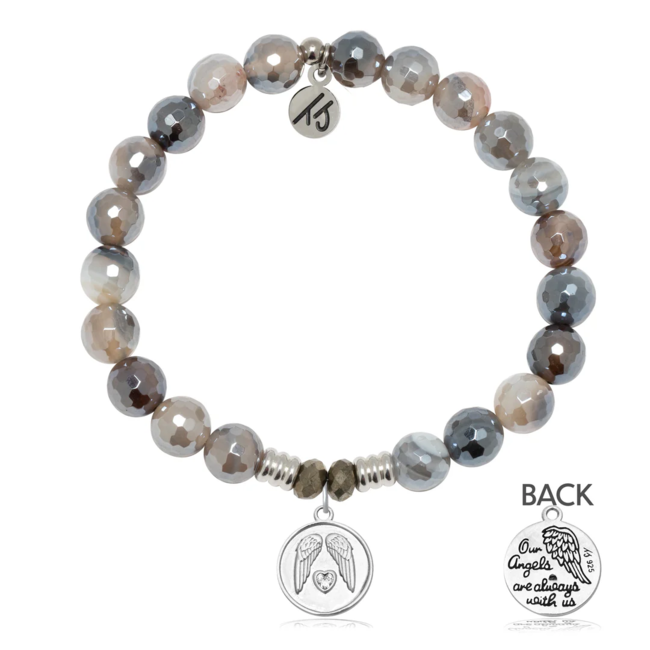 Guardian Bracelet in Storm Agate & Silver