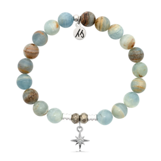 TJAZELLE It's Your Year Bracelet in Blue Calcite & Silver