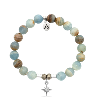 TJAZELLE It's Your Year Bracelet in Blue Calcite & Silver