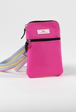 SCOUT Poly Pocket Woven Crossbody in Neon Pink
