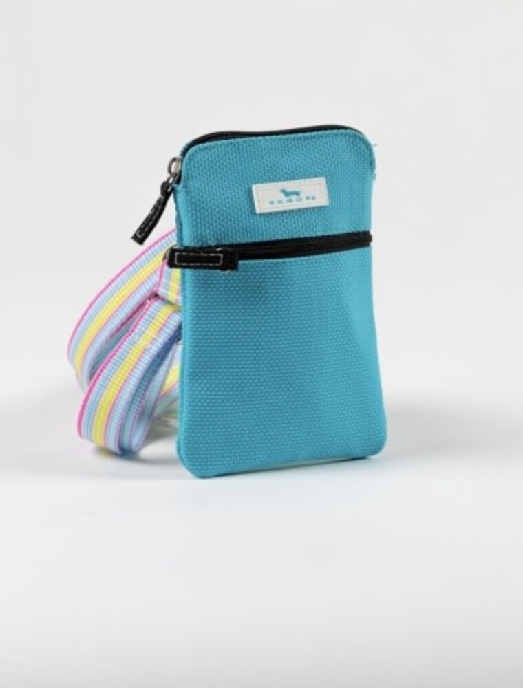 SCOUT Poly Pocket Woven Crossbody in Pool Blue