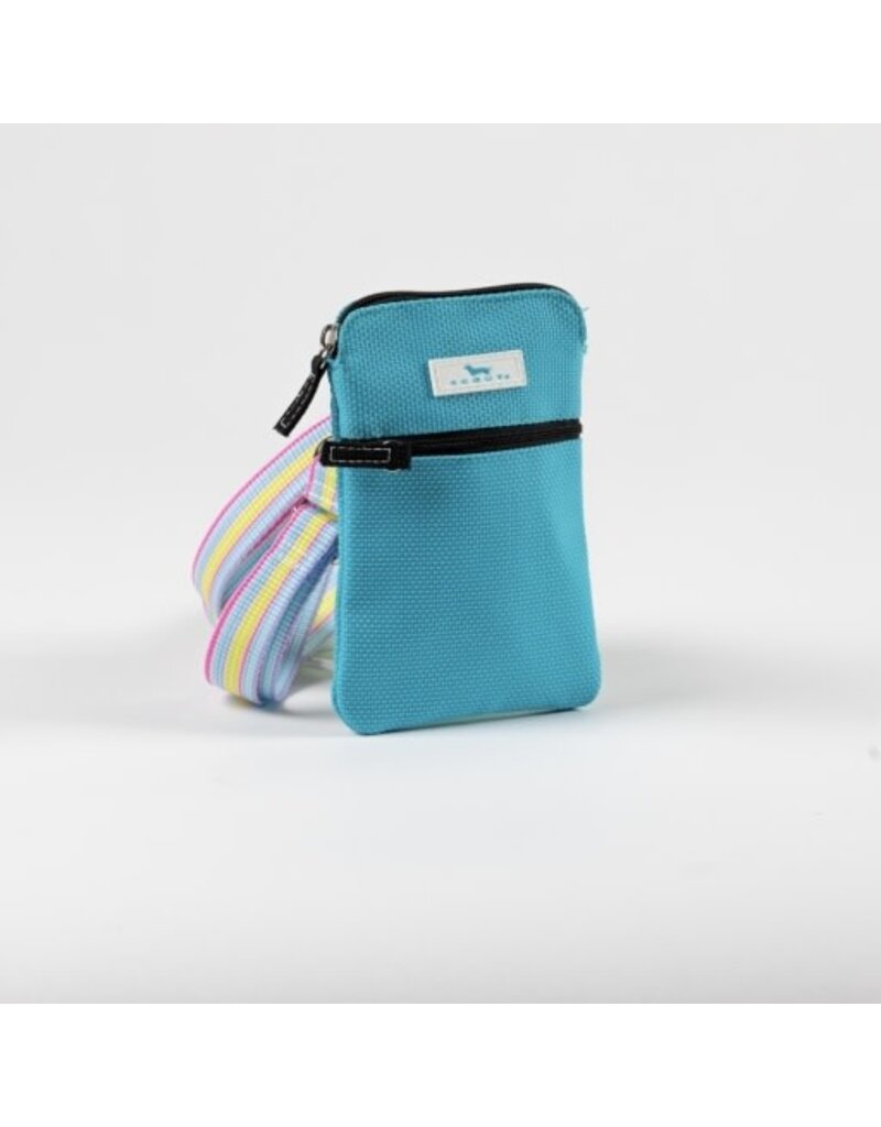 SCOUT Poly Pocket Woven Crossbody in Pool Blue