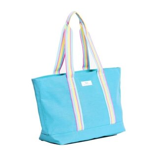 SCOUT Joyride Large Woven Tote Bag in Pool Blue