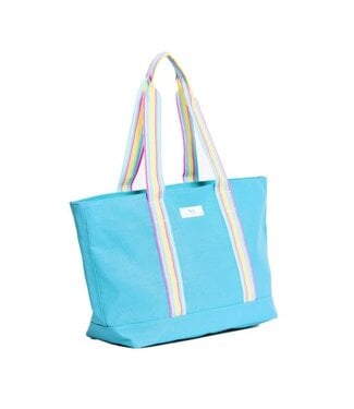 SCOUT Joyride Large Woven Tote Bag in Pool Blue