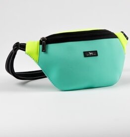 SCOUT Sun Belt Neoprene Belt Bag in Ocean and Soleil