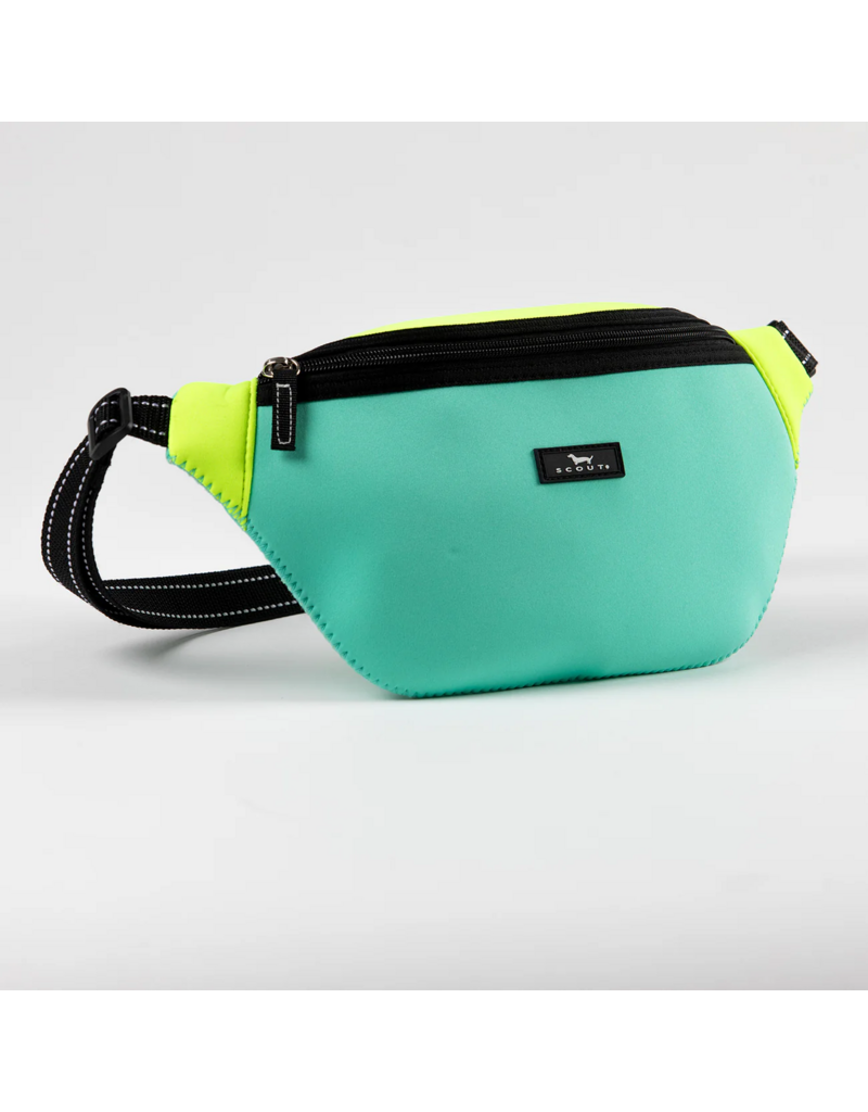 SCOUT Sun Belt Neoprene Belt Bag in Ocean and Soleil