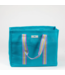 Roadtripper Medium Woven Tote Bag in Pool Blue