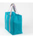 Roadtripper Medium Woven Tote Bag in Pool Blue