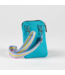 Poly Pocket Woven Crossbody in Pool Blue