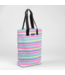 Deep Dive Medium Woven Slim Tote in Freshly Squeezed