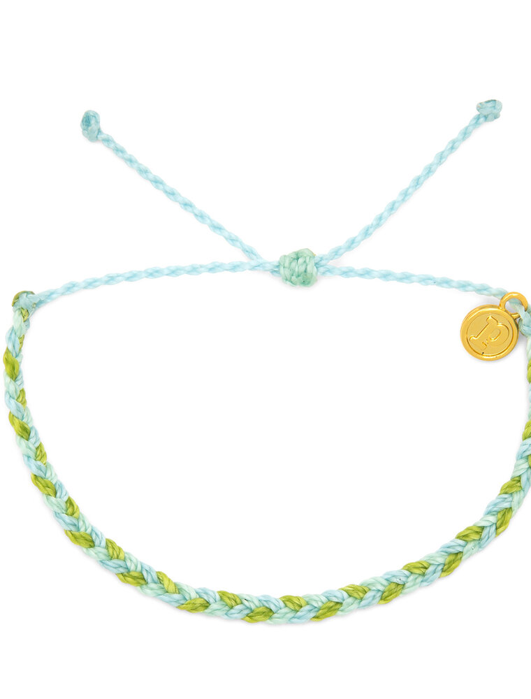 PURA VIDA Mini Braided Bracelet in Breakwater