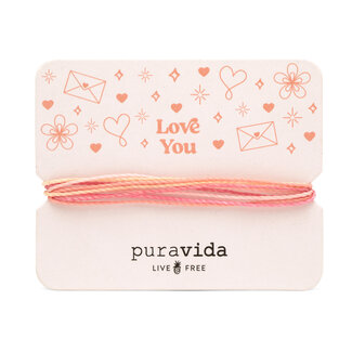 PURA VIDA Love You Bracelet Card
