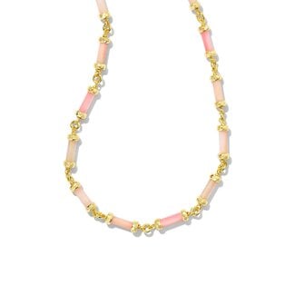 KENDRA SCOTT DESIGN Gigi Gold Strand Necklace in Pink Mix