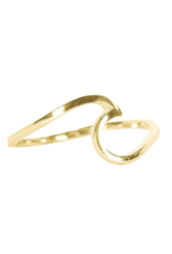 PURA VIDA Wave Ring in Gold PURA VIDA Wave Ring in Gold