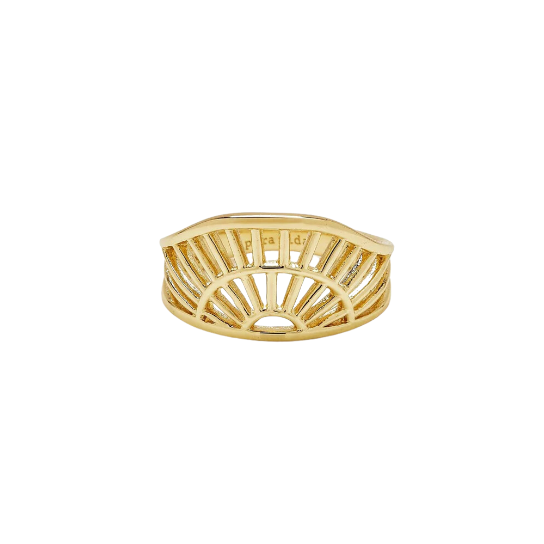 PURA VIDA Sunlight Ring in Gold