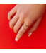 Statement Heart Ring in Gold