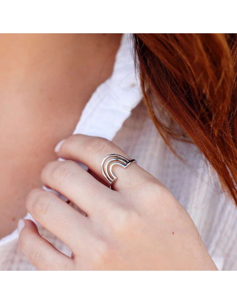 PURA VIDA Chasing Rainbows Ring in Silver