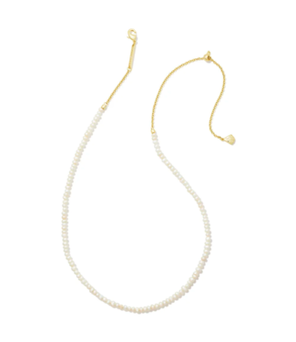 KENDRA SCOTT DESIGN Lolo Gold Strand Necklace in White Pearl