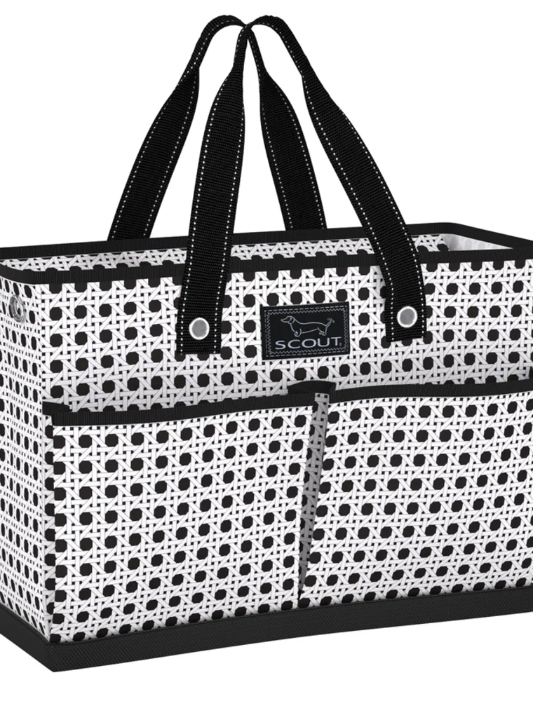 SCOUT The BJ Pocket Tote Bag in Cane Fonda