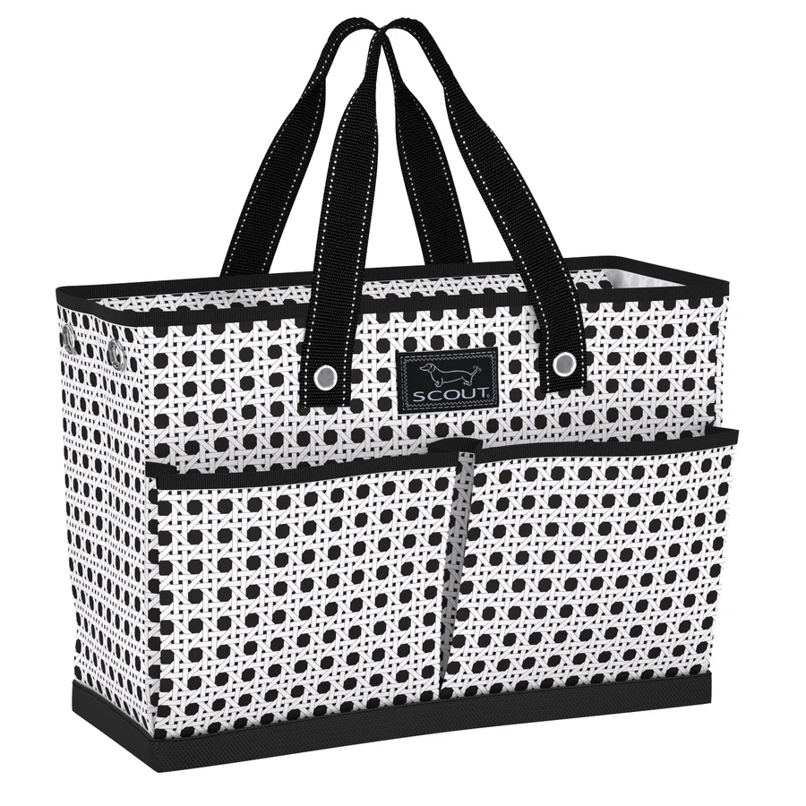 SCOUT The BJ Pocket Tote Bag in Cane Fonda
