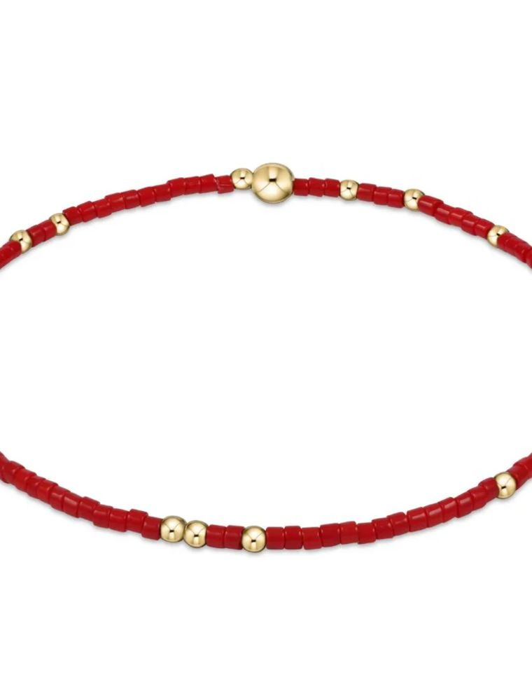 ENEWTON DESIGN Hope Unwritten Bracelet - White/Red