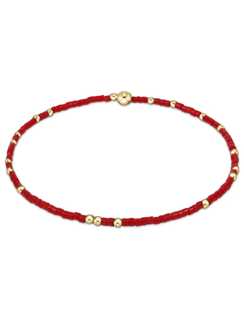 ENEWTON DESIGN Hope Unwritten Bracelet - White/Red