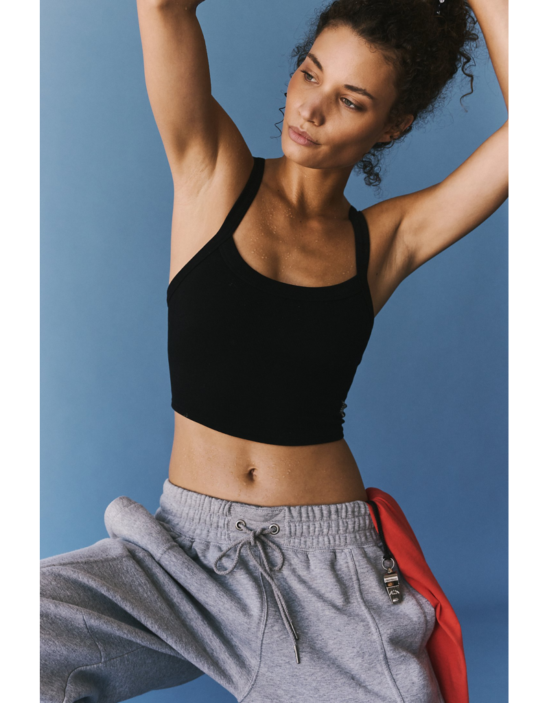 FREE PEOPLE MOVEMENT All Clear Solid Cami in Black