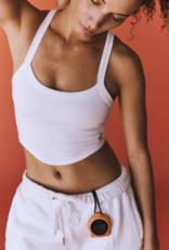 FREE PEOPLE MOVEMENT All Clear Solid Cami in White