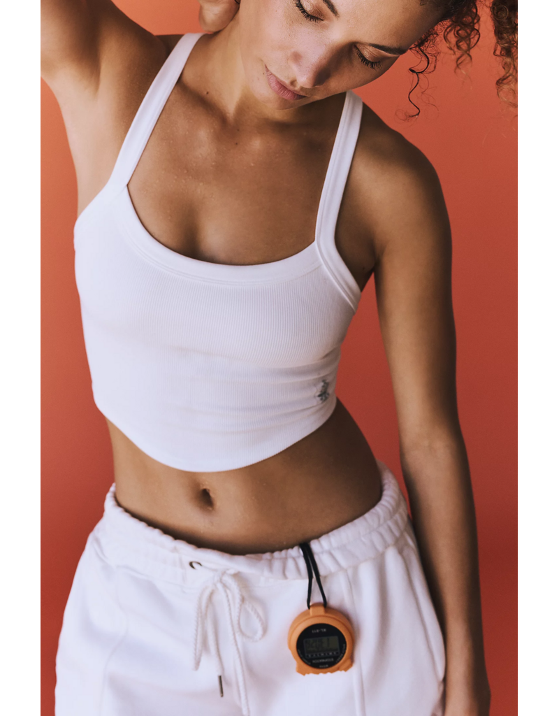 FREE PEOPLE MOVEMENT All Clear Solid Cami in White