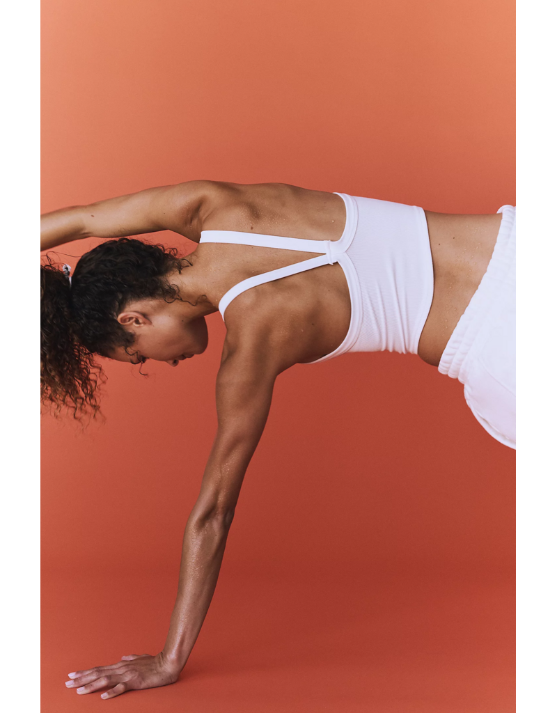 FREE PEOPLE MOVEMENT All Clear Solid Cami in White