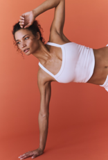 FREE PEOPLE MOVEMENT All Clear Solid Cami in White
