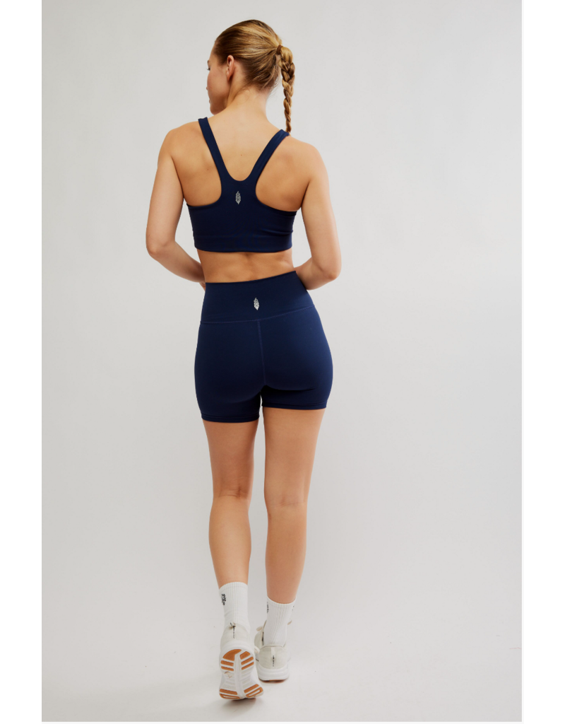 FREE PEOPLE MOVEMENT Never Better Square Neck Bra in Midnight Navy