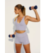 Never Better Crop Cami in Platinum