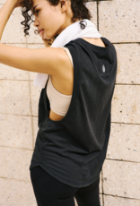 FREE PEOPLE MOVEMENT Spin Tank in Washed Black