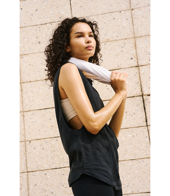 Spin Tank in Washed Black