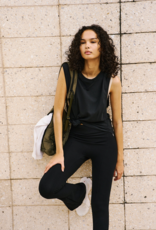 FREE PEOPLE MOVEMENT Spin Tank in Washed Black