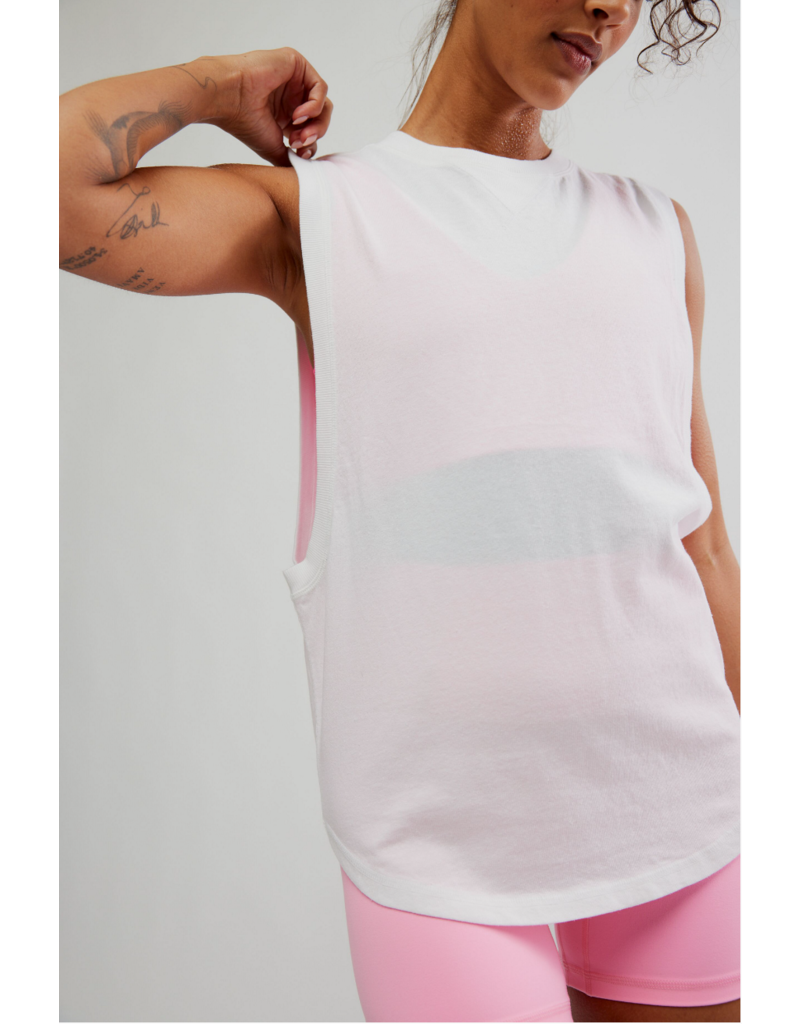 FREE PEOPLE MOVEMENT Spin Tank in White